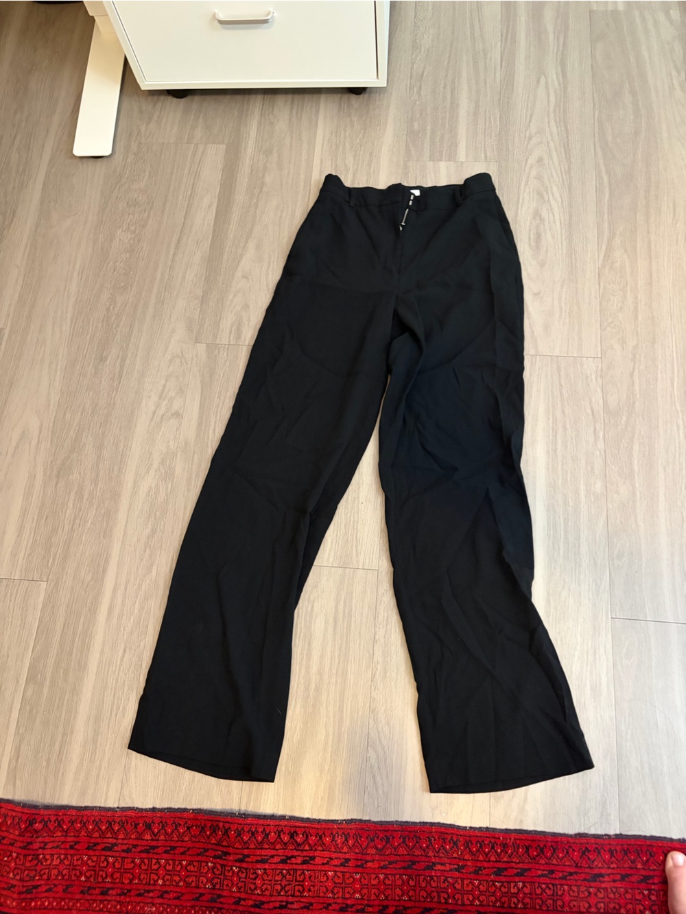 Babaton Black Wide-Leg Pants